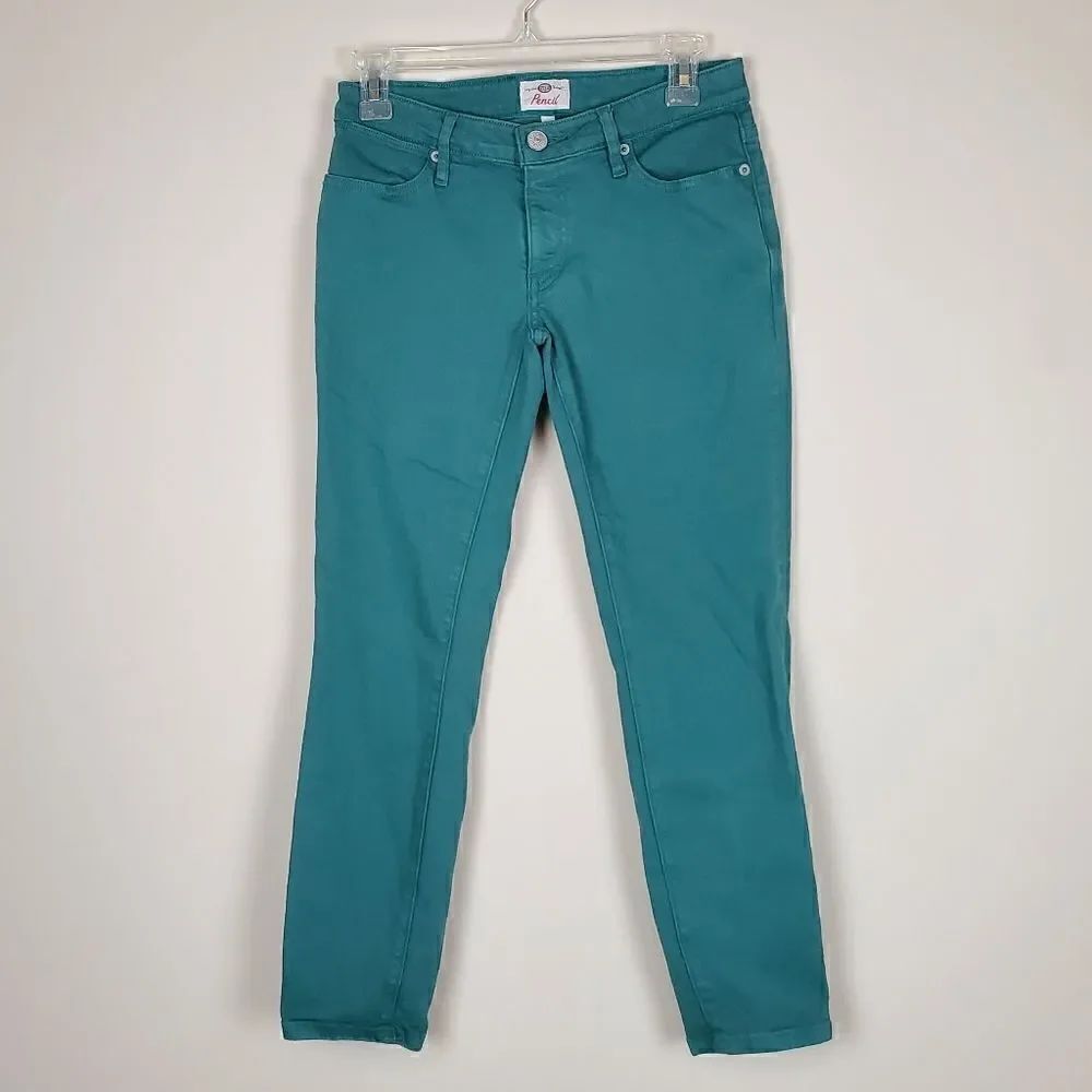 Fossil Green Pencil Skinny Jeans Size 25